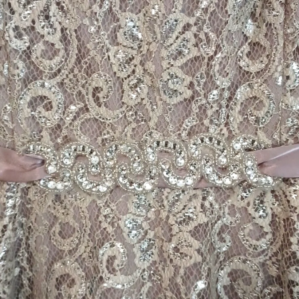 Betsy Adam NWT, made in USA, prom, bridal or special event dress Sz. 12. - Picture 3 of 9